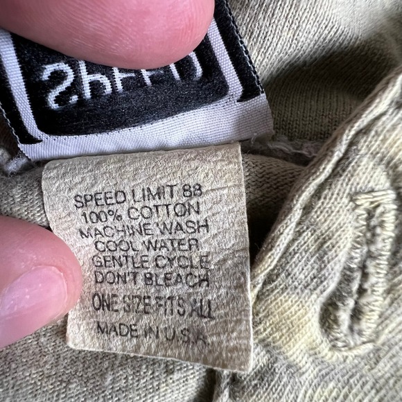 VTG Rasta Just Do Me Henley Shirt XL Speed Limit 88 Weed Reggae USA Made - Picture 7 of 11